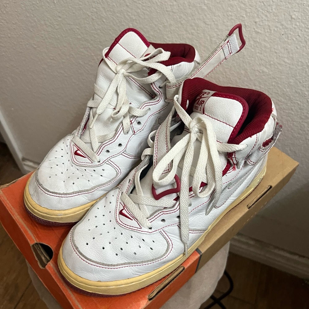 Nike Air Force 1 Mid Red/White